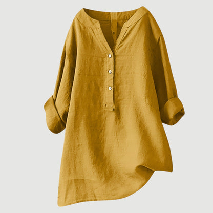 Nayeli™ - CAMICIA LEGGERA E COMODA CON BOTTONI