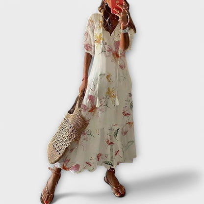 Helga | Abito maxi Boho Elegante