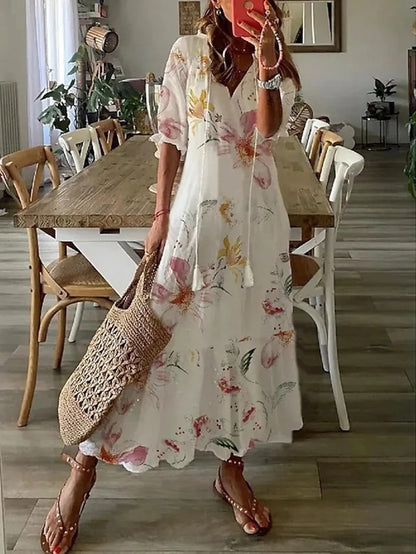 Serenidad - Abito di Spiaggia Boho Casual