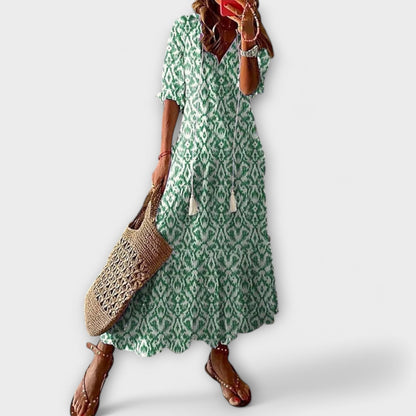 Helga | Abito maxi Boho Elegante