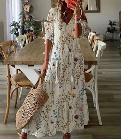 Lorna | Abito Bohemio con Borlas Stiloso