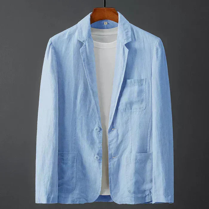 Aiden – Blazer Elegante di Lino Premium