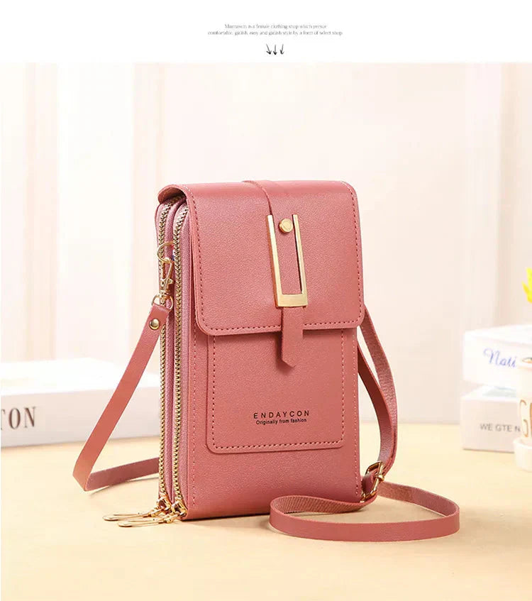 Afton | Borsa a Spalla per Cellulare con Schermo Touch