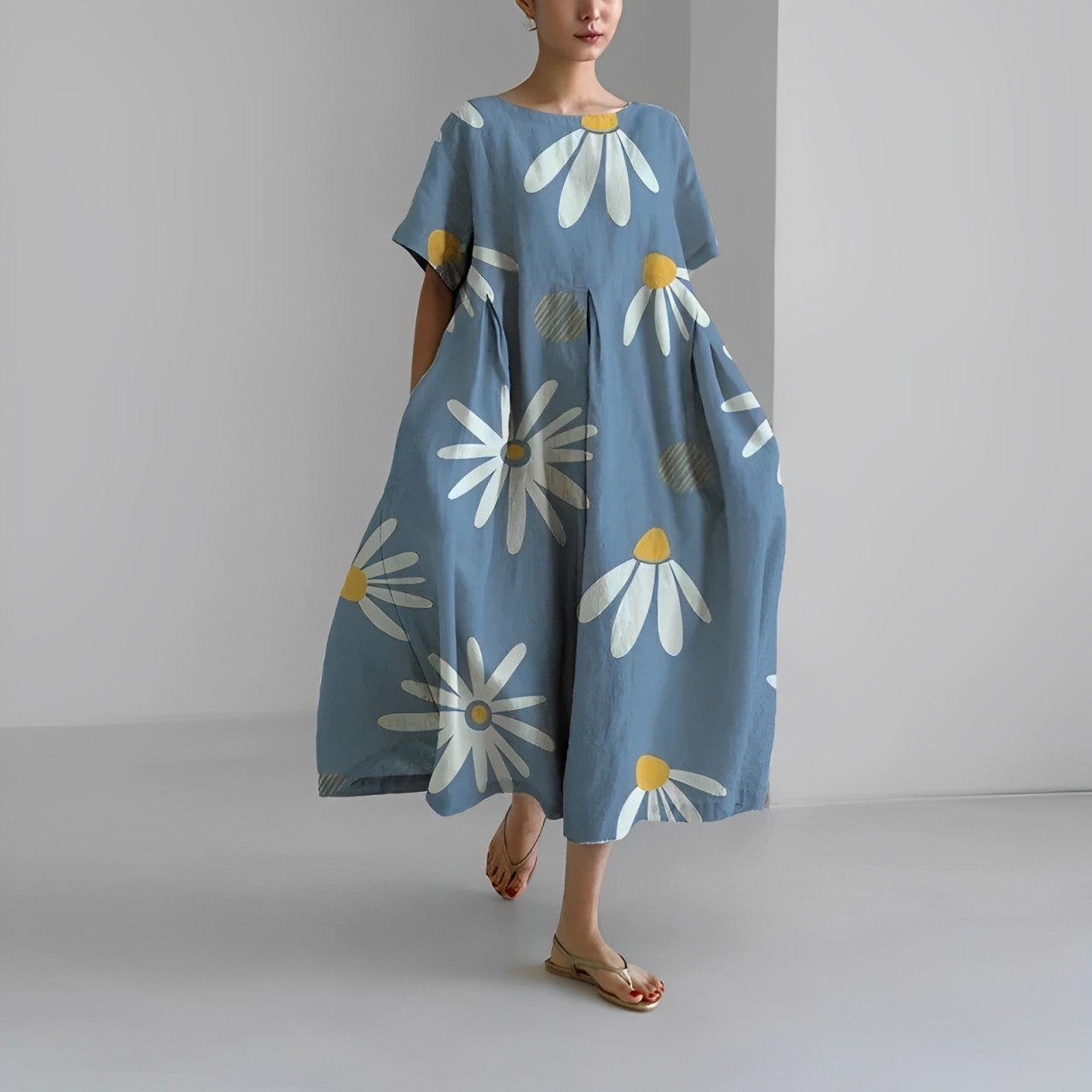 Adelia - Abito floreale boho
